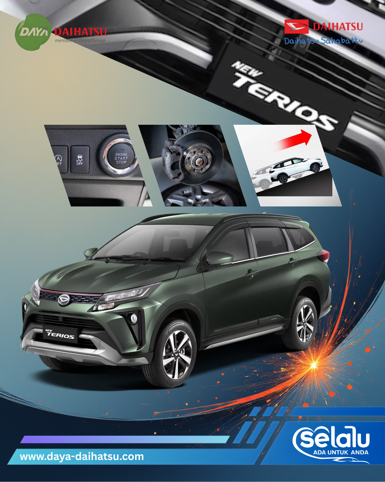 Perlindungan Aktif untuk Kendali Penuh, Stabil di Setiap Kondisi Jalan