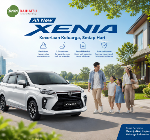 Keceriaan Keluarga, Setiap Hari Bersama All New Daihatsu Xenia